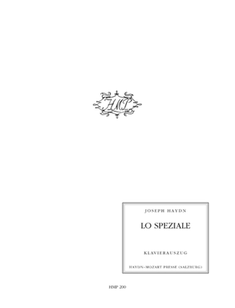 Lo Speziale (The Apothecary)