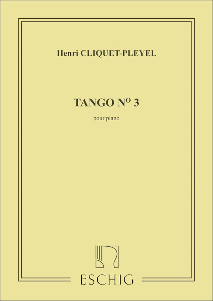 Pleyel 5 Tangos N 2 Piano