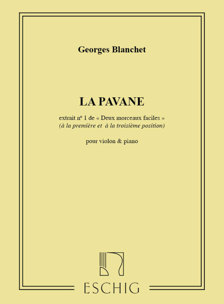 Pavane Violon/Piano