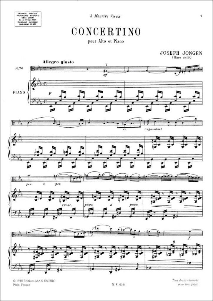 Concertino Alto/Piano