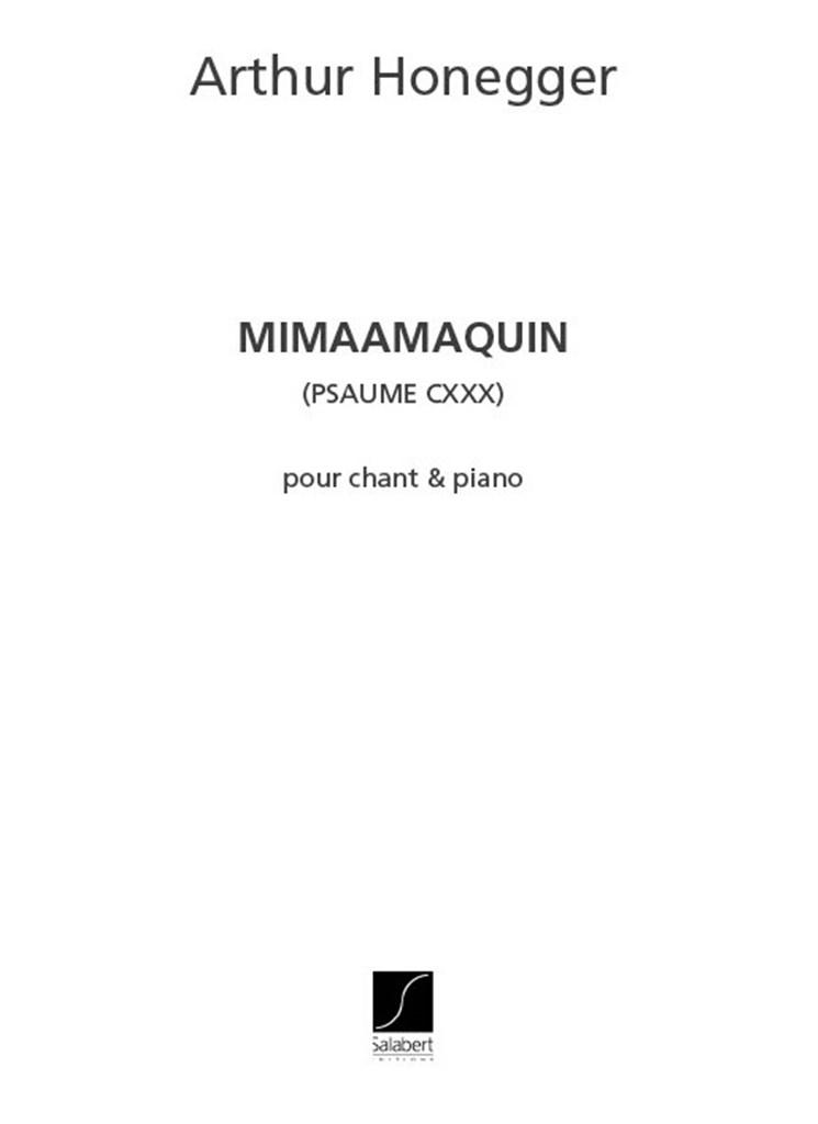 Petit Cours De Morale Chant/Piano