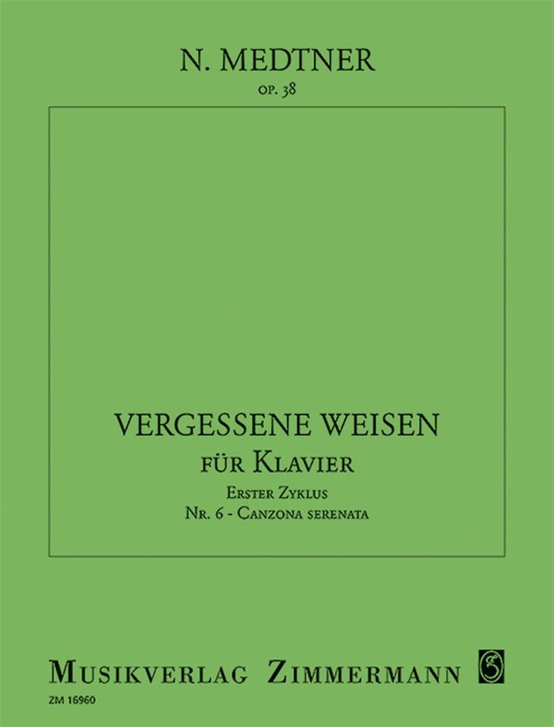 Motifs Oubliés Op. 38 #5 Pour Piano