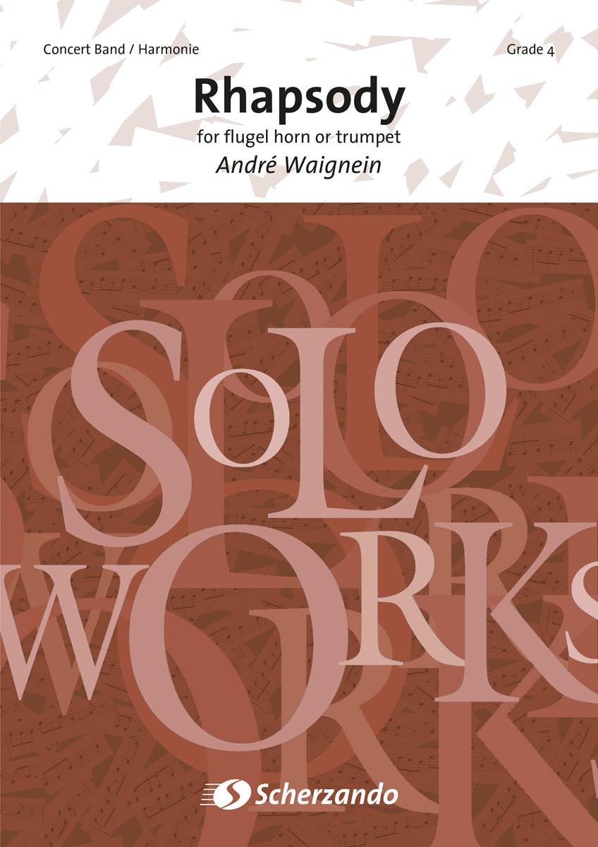 André Waignein: Rhapsody for Flugelhorn: Concert Band: Score & Parts