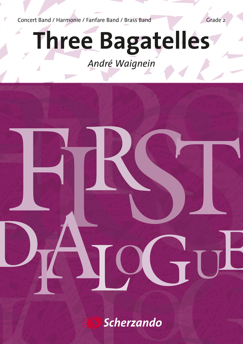 Andr Waignein: Three Bagatelles: Concert Band: Score