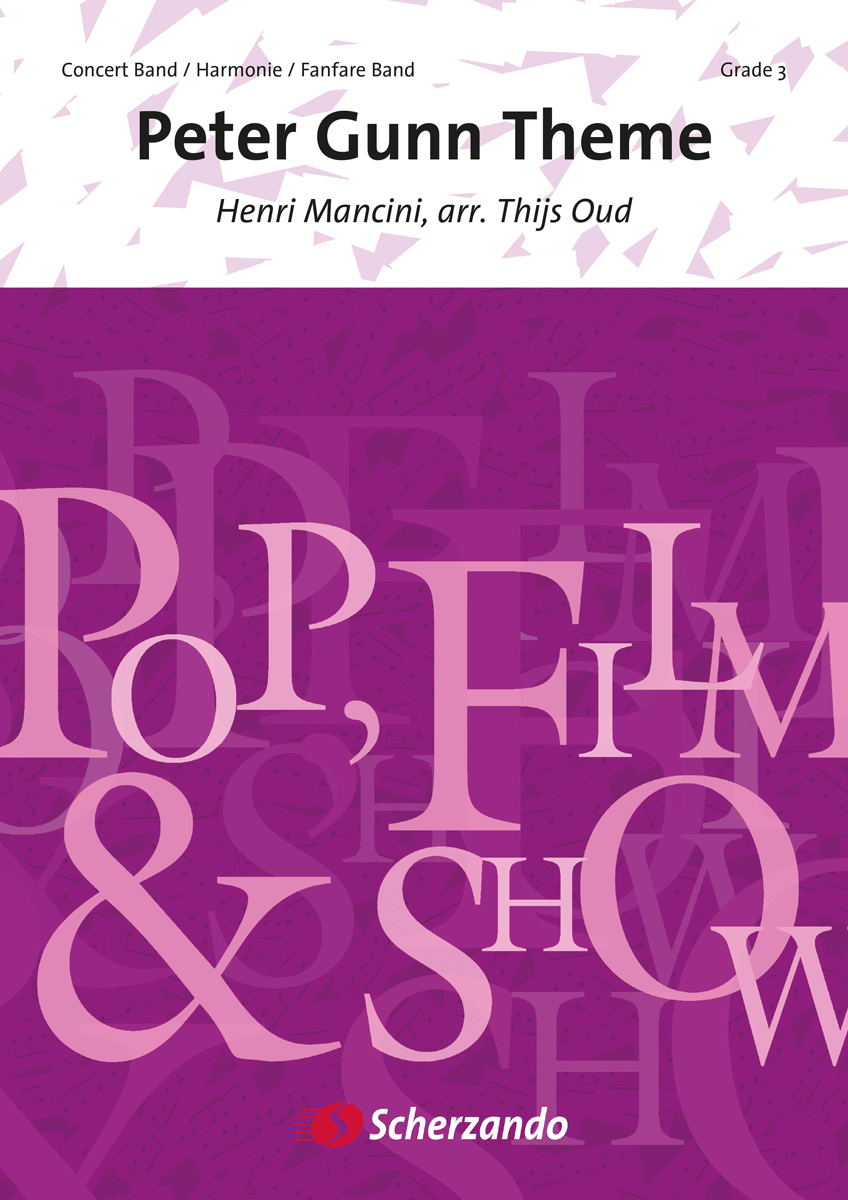 Henry Mancini: Peter Gunn Theme: Concert Band: Score & Parts