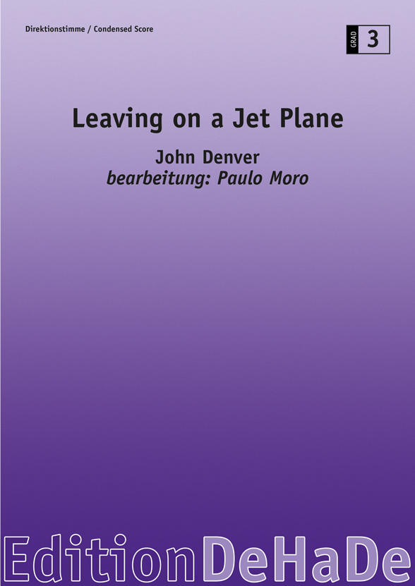 John Denver: Leaving on a Jet Plane: Concert Band: Score