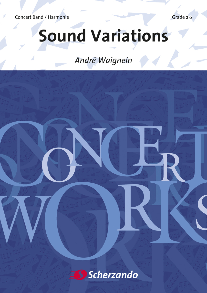 André Waignein: Sound Variations: Concert Band: Score & Parts
