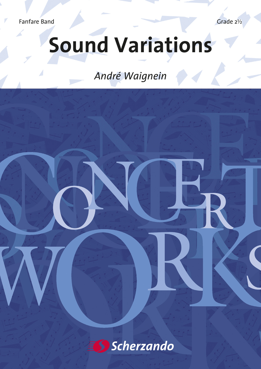 André Waignein: Sound Variations: Fanfare Band: Score & Parts