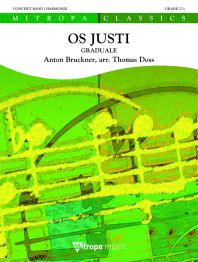 Anton Bruckner: Os Justi: Concert Band: Score & Parts