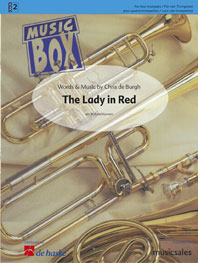 The Lady in Red: Trumpet Ensemble: Score & Parts