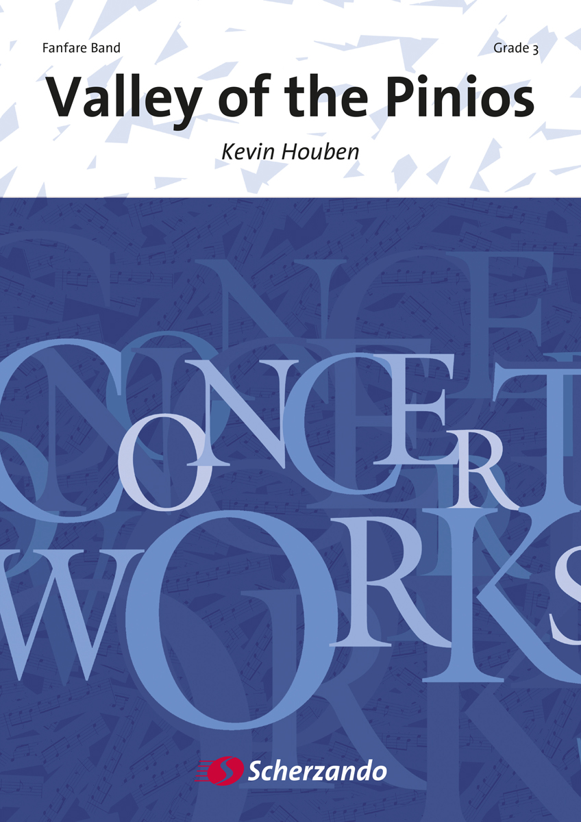 Kevin Houben: Valley of the Pinios: Fanfare Band: Score & Parts