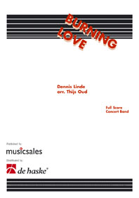 Dennis Linde: Burning Love: Brass Band: Score