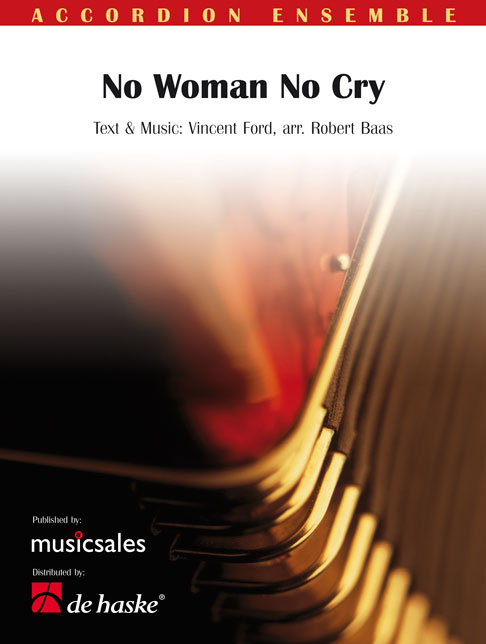 Vincent Ford: No Woman No Cry: Accordion Ensemble: Score & Parts