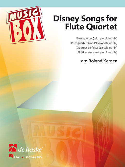 Disney Songs For Flute Quartet: Flute Ensemble: Score & Parts