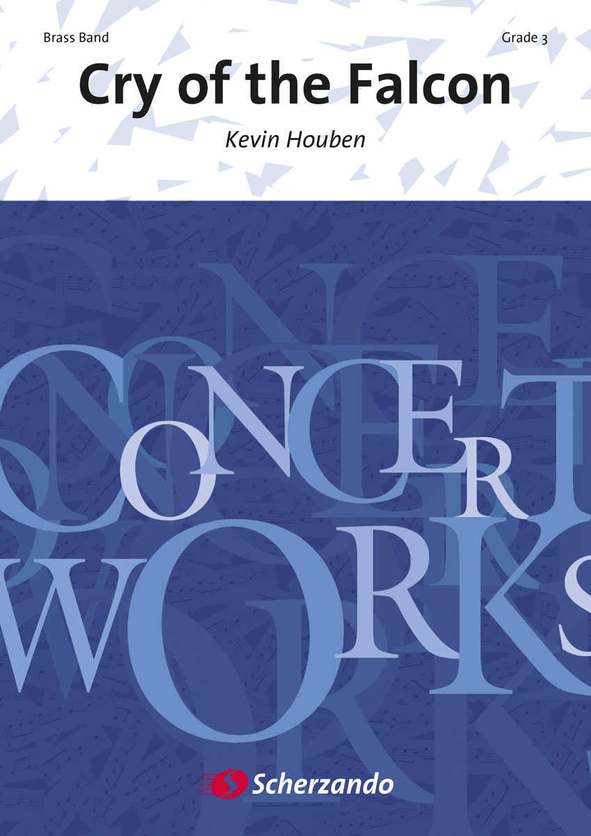 Kevin Houben: Cry of the Falcon: Brass Band: Score & Parts