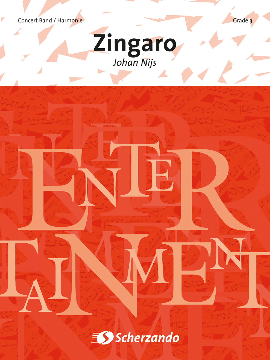 Johan Nijs: Zingaro: Concert Band: Score