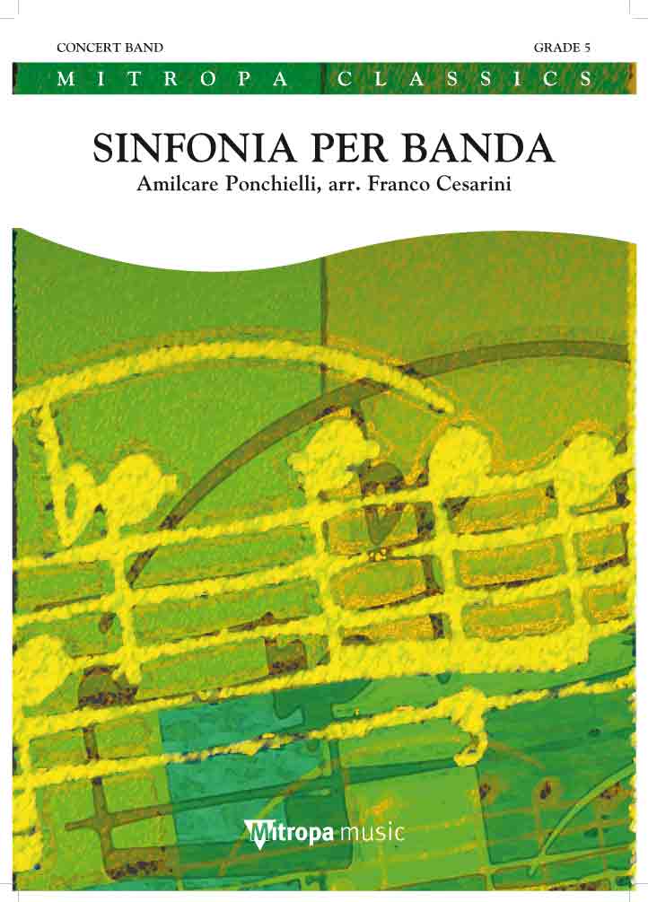 Amilcare Ponchielli: Sinfonia per Banda: Concert Band: Score & Parts