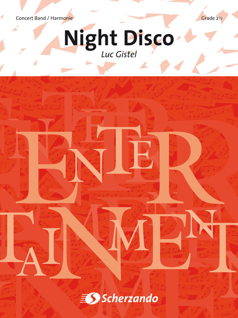 Luc Gistel: Night Disco: Concert Band: Score & Parts