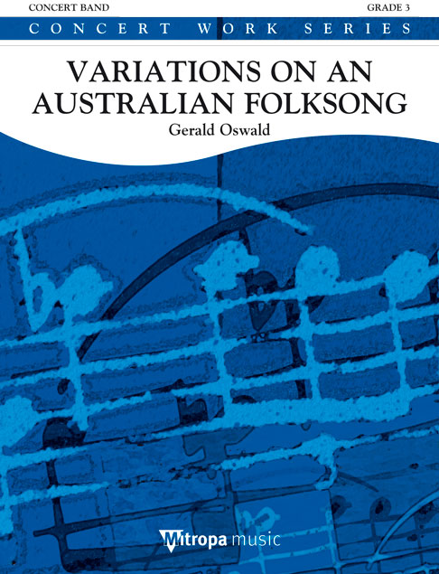 Gerald Oswald: Variations on an Austrian Folksong: Concert Band: Score