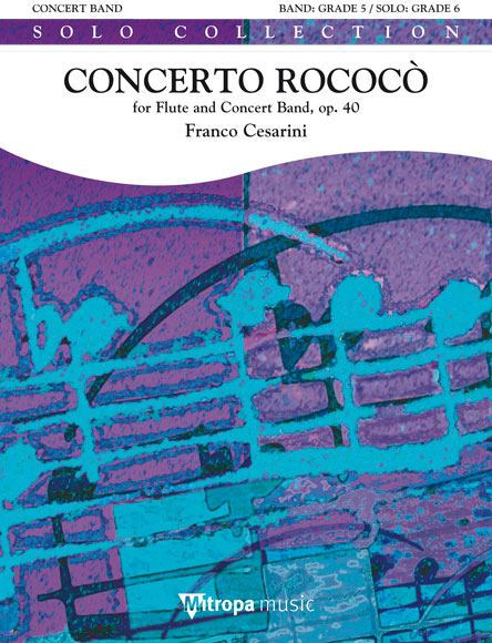 Franco Cesarini: Concerto Rococò: Concert Band: Score & Parts