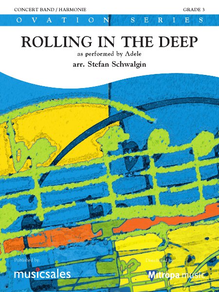 Adele Adkins: Rolling in the Deep: Concert Band: Score & Parts