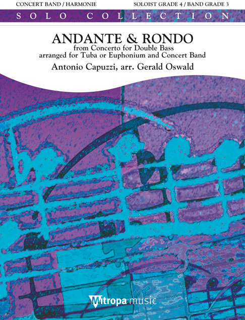 Antonio Capuzzi: Andante & Rondo: Concert Band: Score & Parts