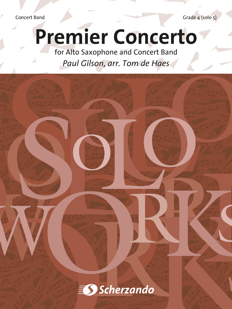 Paul Gilson: Premier Concerto: Concert Band: Score & Parts