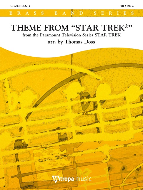 Alexander Courage: Theme from 'Star Trek®': Brass Band: Score