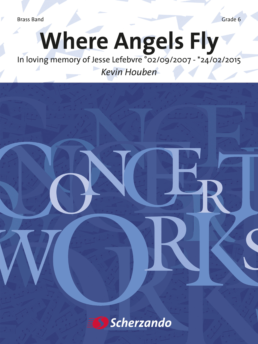 Kevin Houben: Where Angels Fly: Brass Band: Score & Parts