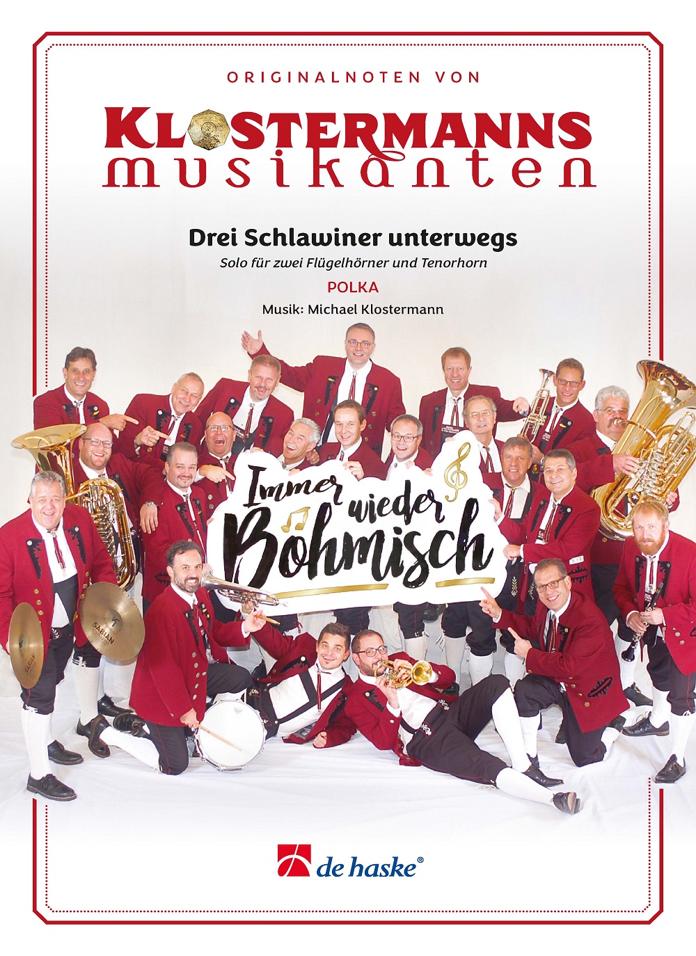 Michael Klostermann: Drei Schlawiner unterwegs: Brass Band: Score