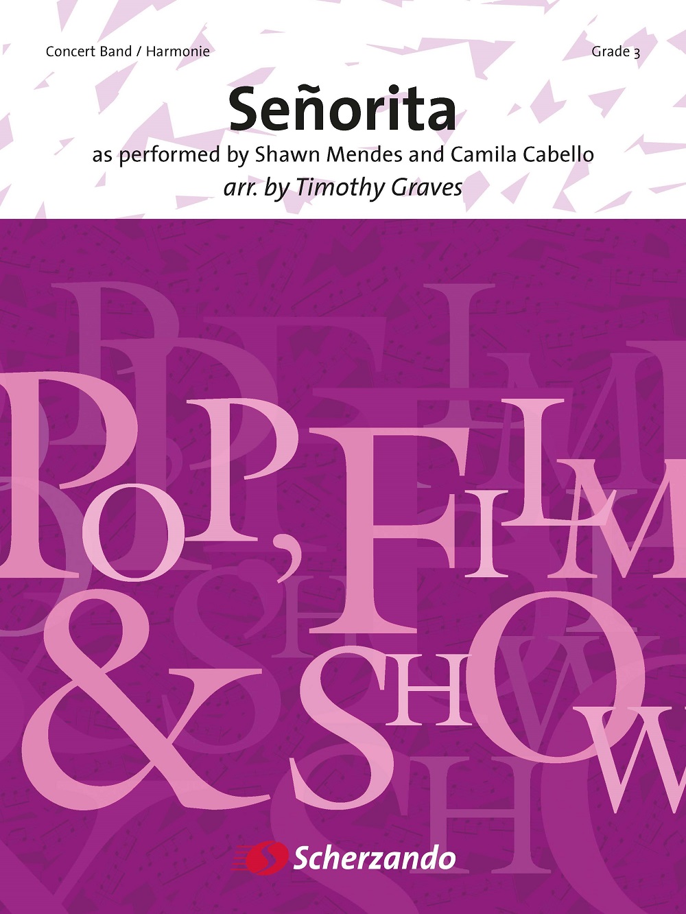 Shawn Mendes Camila Cabello: Seorita: Concert Band: Full Score