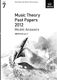 Music Theory Past Papers 2012 Model Answers: Theory