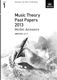 Music Theory Past Papers 2013 Model Answers: Theory