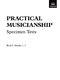 Practical Musicianship Specimen Tests  Grades 1-5: Theory