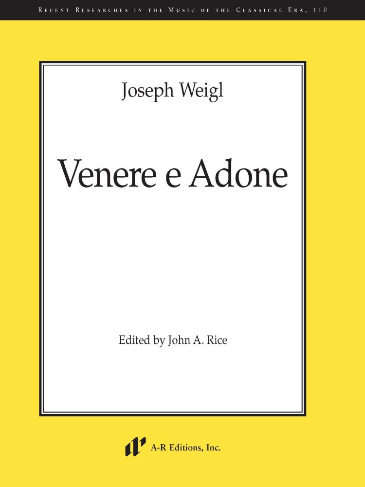 Joseph Weigl: Venere e Adone: Score