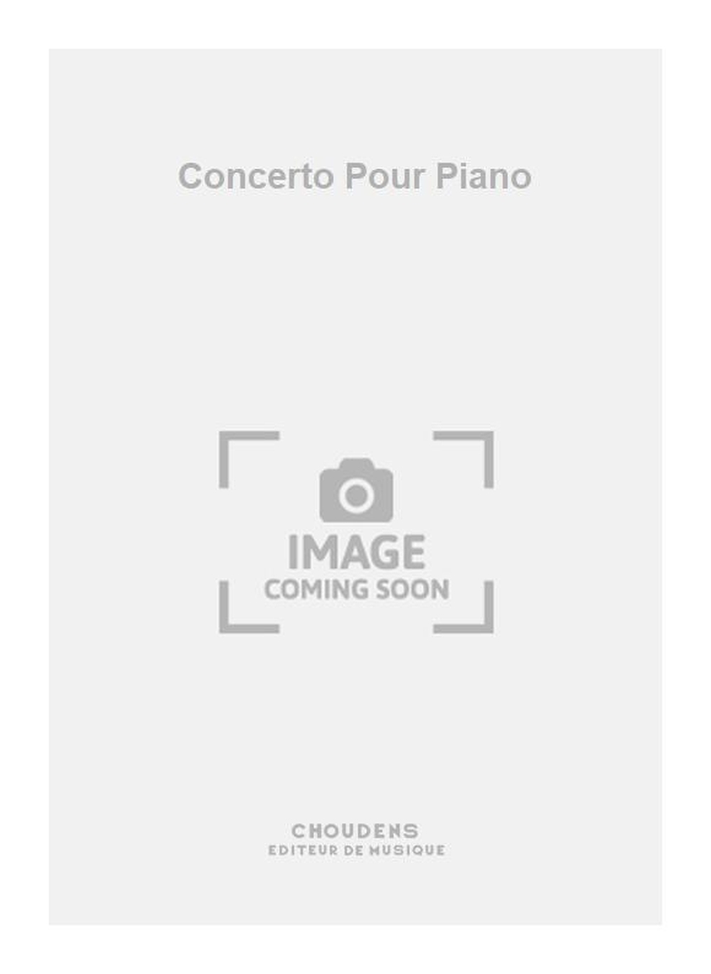 Marcel Landowski: Concerto Pour Piano