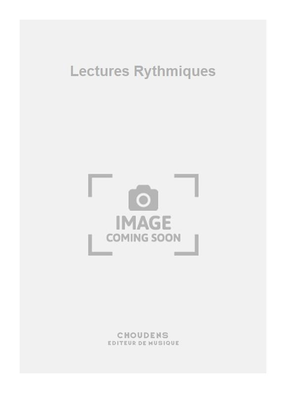 Soubeyran: Lectures Rythmiques