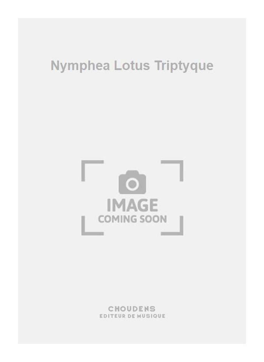 Pichaureau: Nymphea Lotus Triptyque