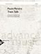 Paulo Pereira: Train Talk: Saxophone Ensemble: Score and Parts