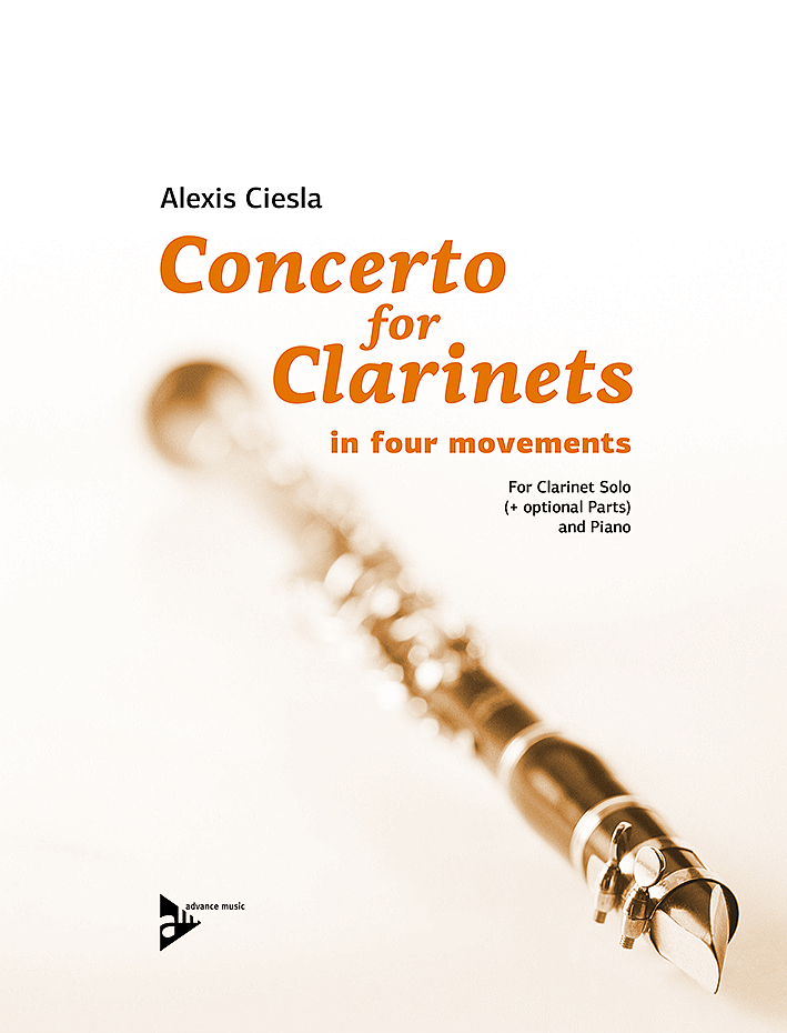 Alexis Ciesla: Concerto For Clarinets - In Four Movements: Clarinet: Score