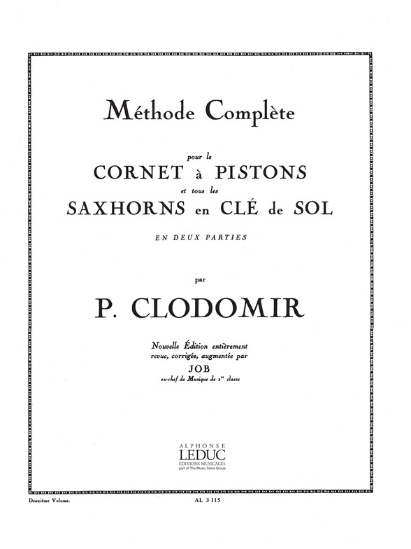 Pierre-Franois Clodomir: Mthode Complte de Cornet  Vol.2: Trumpet: