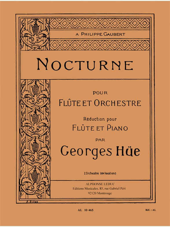 Hue: Nocturne For Flute And Orchestra: Flute: Instrumental Work
