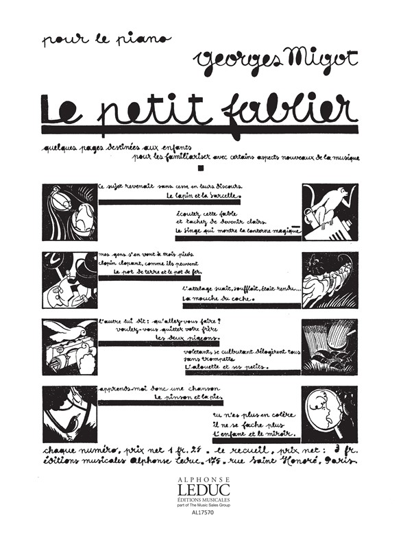 Georges Migot: Le Petit Fablier No.2: Piano: Score