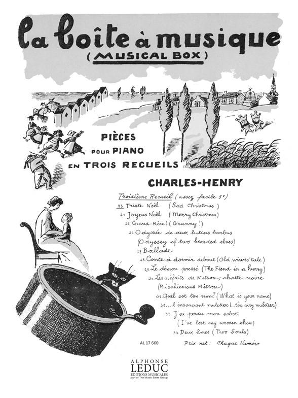 Charles-Henry: A Musique No 23 Triste Noel: Piano: Instrumental Work