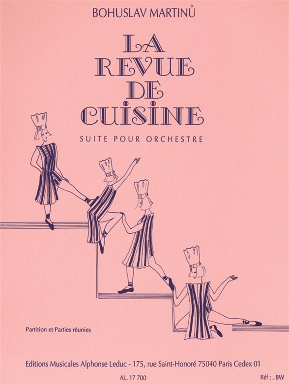 Bohuslav Martinu: La Revue De Cuisine - Suite pour Orchestre: Orchestra: Score