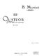 Bohuslav Martinu: Quartet No.3  H183: String Quartet: Score and Parts