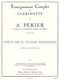 Auguste P�rier: 22 Etudes modernes: Clarinet: Study