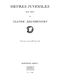 Delvincourt, Claude : Livres de partitions de musique