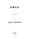 Albert Roussel: Aria: Clarinet: Instrumental Work