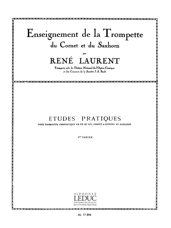 Rene Laurent: Rene Laurent: Etudes pratiques Vol.1: Trumpet: Score